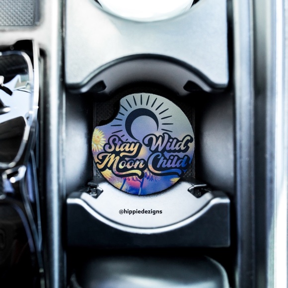 Stay Wild Moon Child Car Coaster 2 Pack - Picture 4 of 5